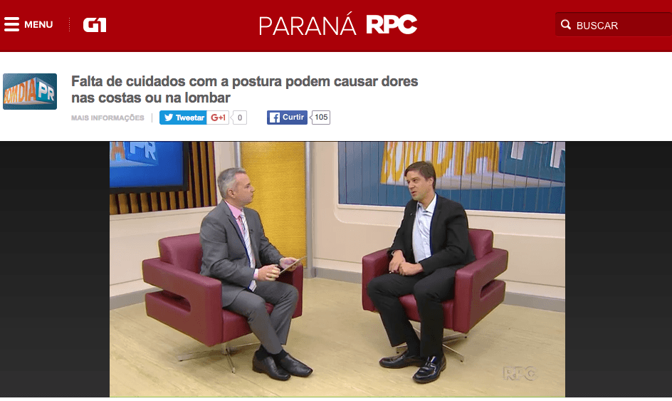 Dr. Emiliano Vialle participa do programa Bom Dia Paraná